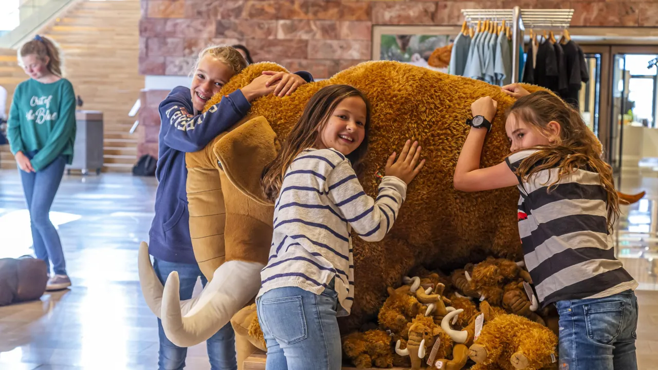 Winkel knuffel atrium mammoet