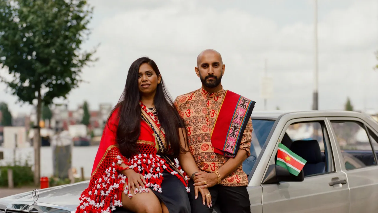 Tiffany Hiralal en Rakesh Kanhai