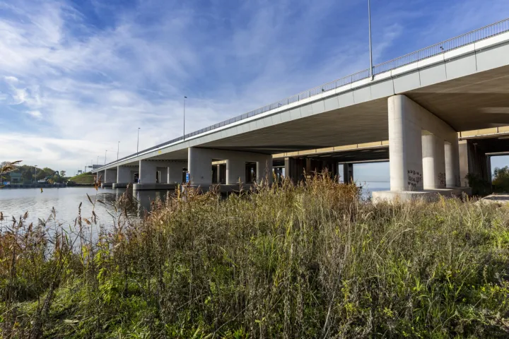 Een berm langs het nieuwe SAA1-project van HOCHTIEF. Credit: HOCHTIEF/Schrol