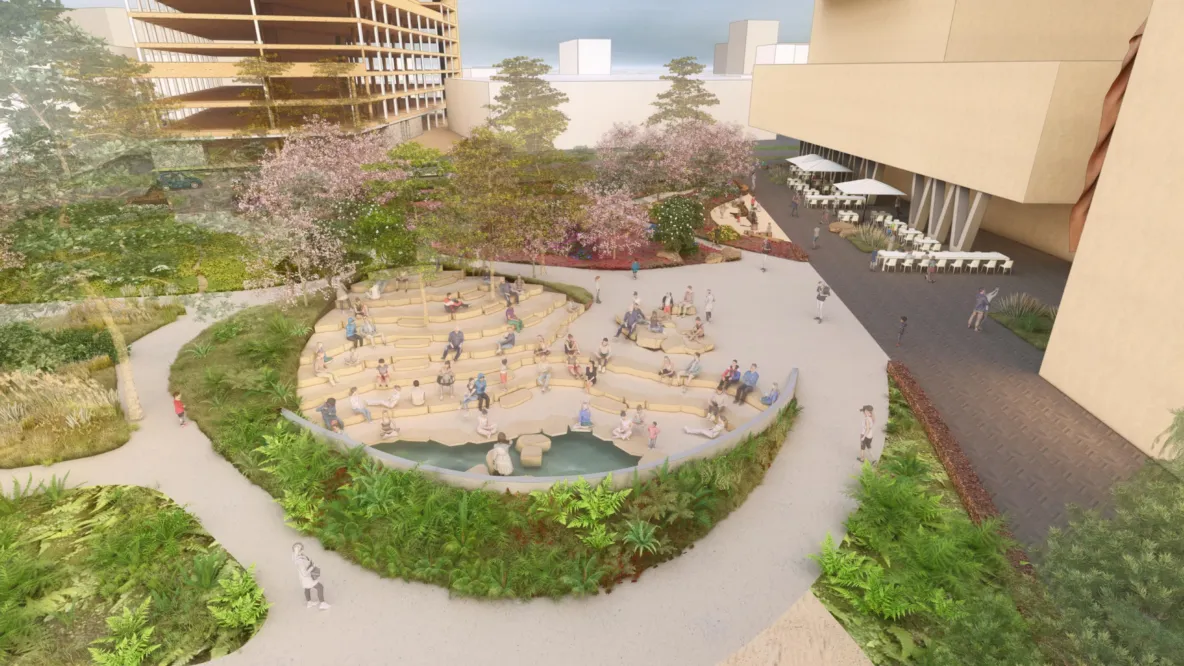 Artist impression Oertuin Naturalis